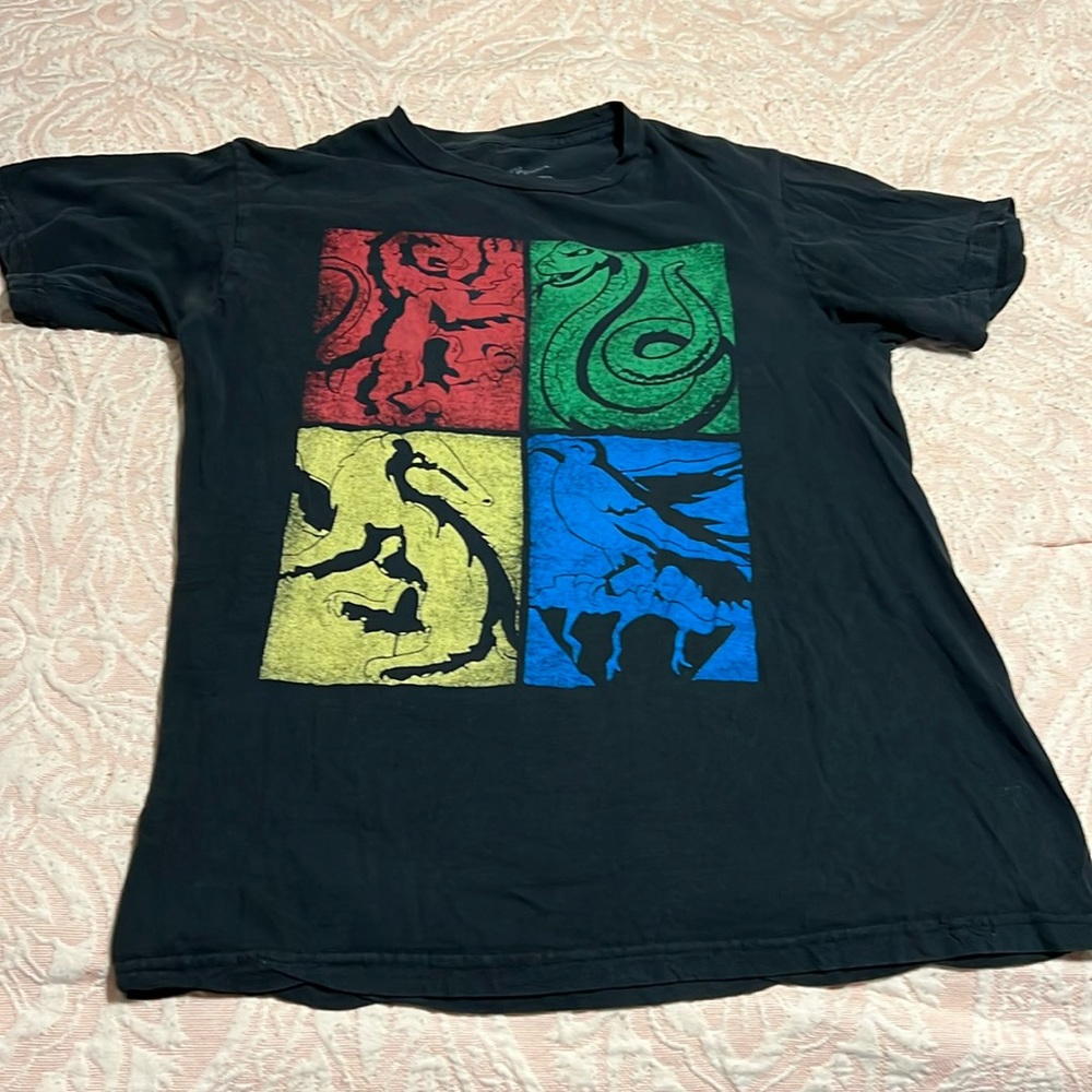 Harry Potter women’s Medium T shirt. All houses represented!